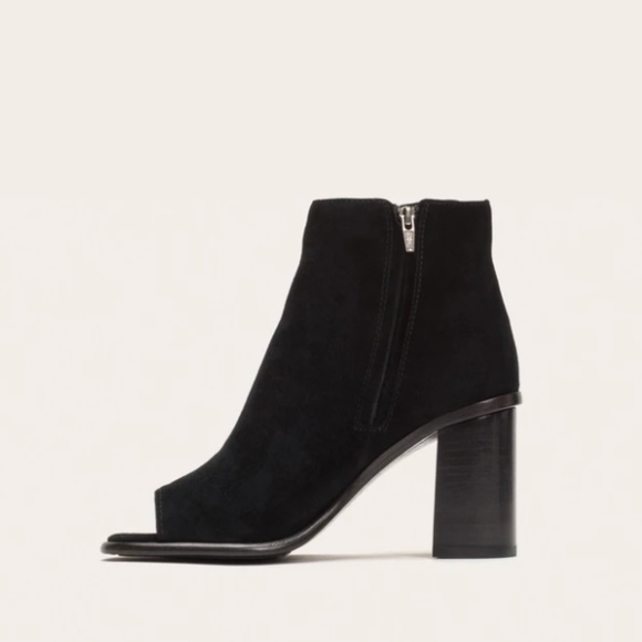 SALE New in Box Frye Amy Ghillie Peep Toe Bootie - Picture 3 of 6